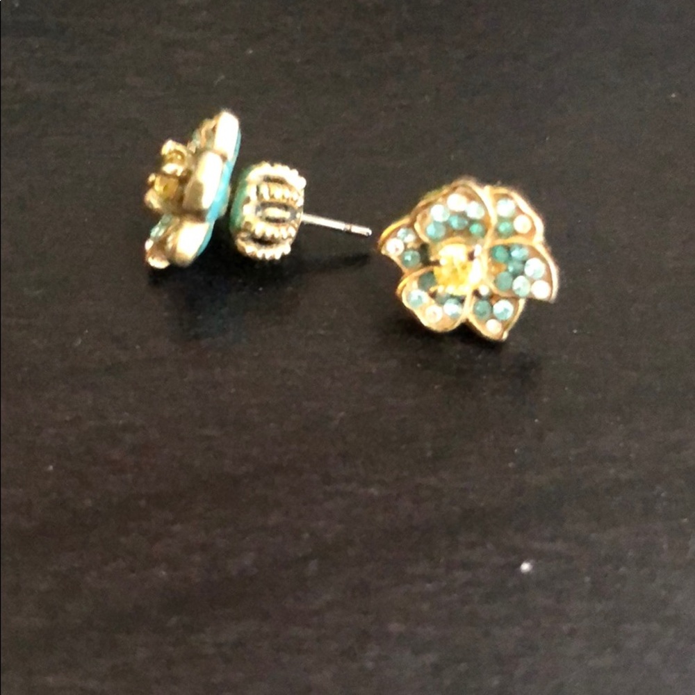 Juicy couture gold earrings
